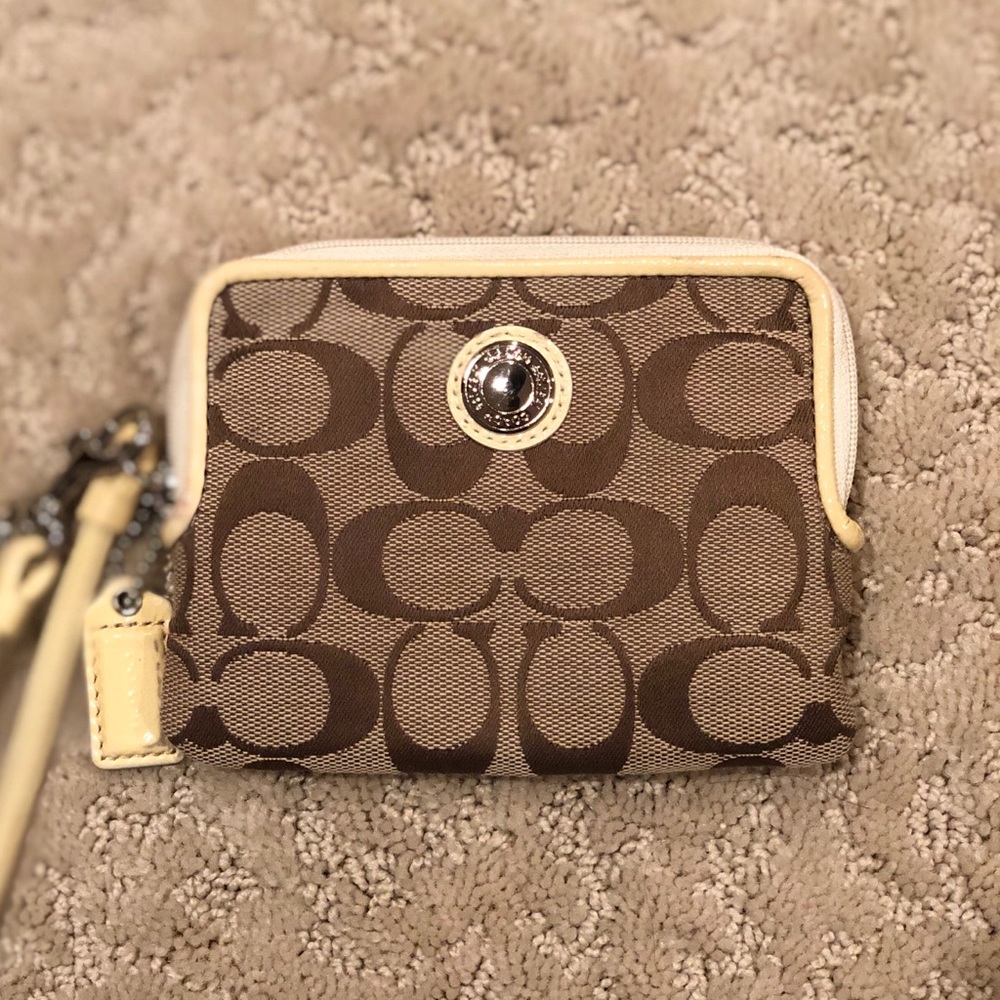 Small Coach Wristlet